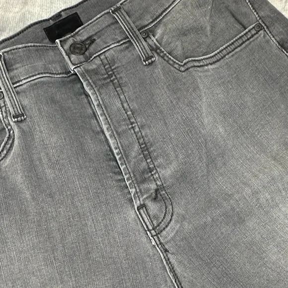 NWT MOTHER The Tomcat Roller Frayed Wide Leg Jeans Dancing in the Moonlight 32 - Picture 9 of 16